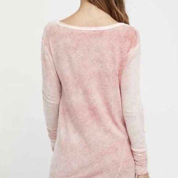 Free People | We The Free Long Beach Long Sleeve Tee in Coral, NWT, Size XS - Picture 7 of 7